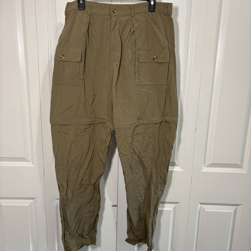 RailRiders Pants Mens L Nylon Convertible Zip Off Hiking Outdoor Trail Cargo